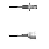 Amphenol Custom Cable Q-0802N0008010i RF Cable Assemblies BNC-SJB/N-SP RG58 10I
