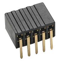 Harwin M50-3200545 Receptacle 05+05 DIL GOLD HORIZONTAL SOCKET