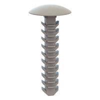 Essentra Components 27XT1250625 Push-In Fir Tree Rivet, .125 Hole, .062-.625 Panel