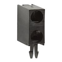BIVAR H-220C-LP LED Mounting Hardware LED Holder 3mm 2 Level Black