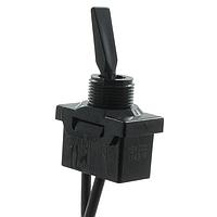 Carling Technologies DA105-PB-B Toggle Switches SP ON-NONE-OFF WIRE LEAD PADDLE BLK