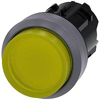 SIEMENS A6X30140446 Raised Button ILLUMINATED PUSHBUTTON. YELLOW