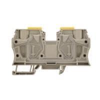 Weidmuller 1739620000 Feed Through Terminal Block ZDU 35, BEIGE