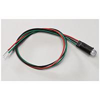 BIVAR PM53-RYW1.5 LED Panel Mount Indicators 3 Leaded Red/ Yellow White Diff 1.5" Wire