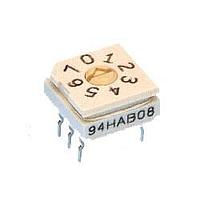Grayhill 94HEB08WRT Rotary Switches Rotary DIP Switch .09in Extnd actuator
