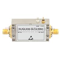 Fairview SLNA-030-34-14-SMA 1.4 dB NF Low Noise Amplifier Operating From 10 MHz to 3 GHz with 34 dB Gain, 11 dBm P1dB and SMA