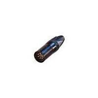 NEUTRIK NC6MXX-B Cable Connectors 6P MALE BLACK HOUSE GOLD CONTACTS