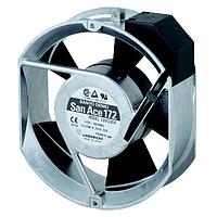Sanyo Denki 109S304 Axial AC Axial Fan, 172x150x51mm Round/Sidecut, 115VAC, Dyna Ace, Side Cut