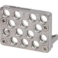 Amphenol SV Microwave 9311-80024 Aluminum Plug-In Modules SMPM  14 PORT ALUMN PLUG-IN