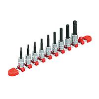 KTC TBT309BH sq. Hex. Bit Socket Set (3/8",9 pcs)