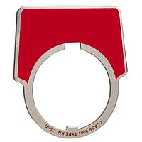 Square D 9001KN300R Legend 30MM LEGEND PLATE BLANK (RED)