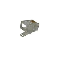 Adam Tech MTP-64-G Strain Relief TELEPHONE PLUG 6P4C