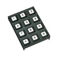 Grayhill 84BN-BB1-022C Keypads KEYBOARD,16BTN Keypad, 4x4, backlit, insertable legend, orange