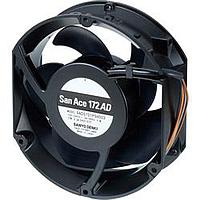 Sanyo Denki 9AD5701P5H003 Axial EC Axial Fan, 172x150x51mm Round, 100-240VAC, High Static Pressure, Tach/PWM