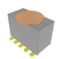Samtec FLE-105-01-G-DV-K Sockets Cost Effective Surface Mount Socket, 0.050" Pitch