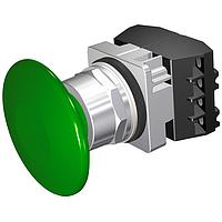 SIEMENS 52PM9V3G Pushbutton PUSHBUTTON,MOM,GRN,2 1/2" PLST,2POS,2NC