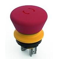 RAFI 1.15.213.011/0000 Safety Switches 2-5A 35VAC/DC ON-OFF SPST Rnd Red QC IP6