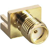Linx Technologies - TE Connectivity CONSMA020.042-G PCB Connectors SMA Jack 50 Ohm .042 PCB Edge Mount