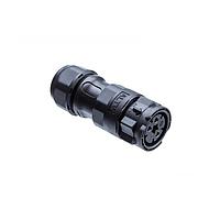Amphenol LTW DC-02BMMA-QL8SPP Standard Circular Connector X-Lok, Large Size, Plastic, 20A, 02 pins, Male Connector, Male Contact, Straight, Push Lock, Crimp, Field Installable, F8.0 - F10.0mm, IP68