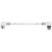 Molex 1200661219 Sensor Cables / Actuator Cables MIC 3P M/MFE 0.3M 90/90 #22