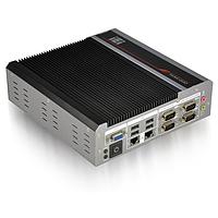 IEI Technology TANK-600-CV-D2550-8C/4G-R11 Industrial PCs Extend temperature Fanless embedded system with Intel Cedarview D2550 dual core 1.86GHz CPU, with 4G DDR3 RAM onboard, 1xVGA, Dual GbE LAN , 6xUSB2.0 , 2xRS-232/422/485 , 6 x RS-232, RoHS