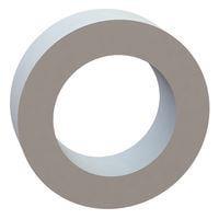 Essentra Components 17W01870 Flat Washer Flat Washer, .120 ID, .187 OD, .062 Thick, Natural, Nylon