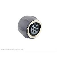 Eaton Souriau-Sunbank UTGX610E7S Plugs Plug, without backshell, with 7 female solder contacts, IP68/69K in unmated conditions