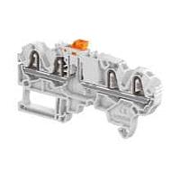 AMP Connectors - TE Connectivity ZK2.5-S-4P Feed Through Terminal Block Aut SNK PI-Spring