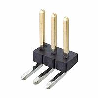 Harwin M50-3930342 Pin Strip 3 WAY SIL HORIZ PCT P/HDR