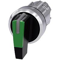 SIEMENS A6X30140030 Long Handle SELECTOR SWITCH. I-O-II. GREEN