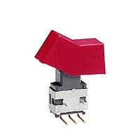 NKK Switches A18KH Rocker Switches (ON)OFF(ON) .197 RKR STEM RA PC .4VA