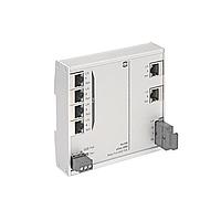HARTING 24024061120 Unmanaged Ethernet Switches Ha-VIS eCon 2061GBT-AD-P - unmanaged switch with 6 Gigabit RJ45 (4PoE), 1 SC Duplex MM Fiber, (extended temp. range)