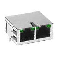 Pulse Electronics JG0-0129NL Modular 1X2 GIGABIT CONN, bst W/LEDS