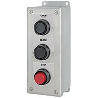 SIEMENS 52C333S Pushbutton 30MMSTATION,STAINLESS STEEL,CMPLT,3HOLE