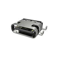 Amphenol FCI 10172013-00011LF USB Type C USB C Receptacle R/A SMT 16P G/F Sink 2.1mm