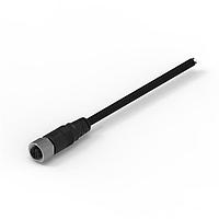 Wurth Elektronik 643622120304 Sensor Cables / Actuator Cables WRCIRC M12 Screw Coding A Cable Assembly with 2 m PVC cable Straight with Metal Coupling Nut Female connector, polarity 4