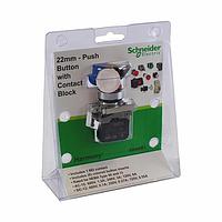SCHNEIDER XB4AB1 Pushbutton Switches 22mm PB w/ contact block + 6 colors