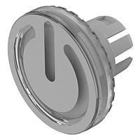 EAO 84-7111.703 Lens BLACK PLASTIC MUSHROOM CAP