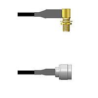 Amphenol Custom Cable Q-2R02N0008072i RF Cable Assemblies SMA-RJB/N-SP RG58 72I