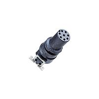 Amphenol LTW M8-08PFFT-EE0001 Circular Metric Connectors M Series Sensor Connector, M8, A Code, Plastic, 1.5A, 08 pins, Female Connector, Female Contact, SMT 180