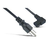 Qualtek Electronics 313014-01 AC Power Cord SJT, 3X16 BLK 9'10" R/A 125V 13A