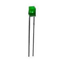 Lumex SSL-LX3353GD Single Color LEDs Green, Square LED Diffuse, 565nm, 3x3