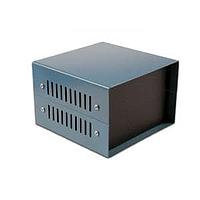 Hammond Manufacturing 1458VC3B Instrument Steel Instrument Box 6x3x6" Blue/Vented