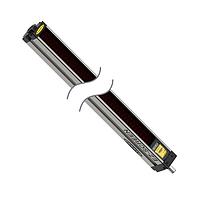 Banner Engineering SLSR14-300AQ8 Receivers EZ-SCREEN Receiver; Resolution: 14 mm; Range: 6 m (20 ft); Defined Area: 300 mm (11.8 in); Housing Length: 372 mm (14.6 in); Connection: 8-pin M12 Connector