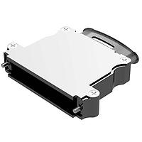 Amphenol Positronic D37000APNE0/AA Banded Backshell D-Sub Backshell Banded Elliptical Top Entry slot M internal hex,  Size 4