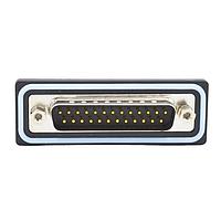 NorComp SDF-R25-113L461 Plug 25 pin R/A solder M FL 4-40 thrd brkt