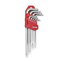 YATO YT-0511 Set of 6-sided Star Hexagon Metric System (T10-T50)