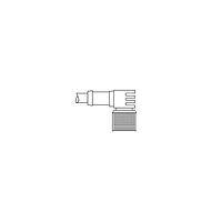 Banner Engineering MQEAC-606RA Sensor Cables / Actuator Cables Cordset: Single Ended M12; 6-pin Right-Angle Female C Code; 1.83 m 6x22 Yellow PVC Jacket; Nickel-Plated Brass Coupling Nut