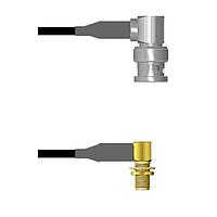 Amphenol Custom Cable Q-0E02R0008096i RF Cable Assemblies BNC-RP/SMA-RJB RG58 96I