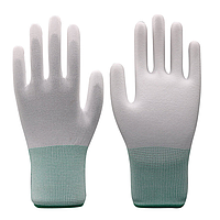 Esocoo PU600 Carbon Fibre Polyester Liner with PU PALM Coating Gloves